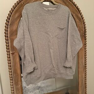 Aerie Heather Gray Women's Crewneck Sweater-HOLD